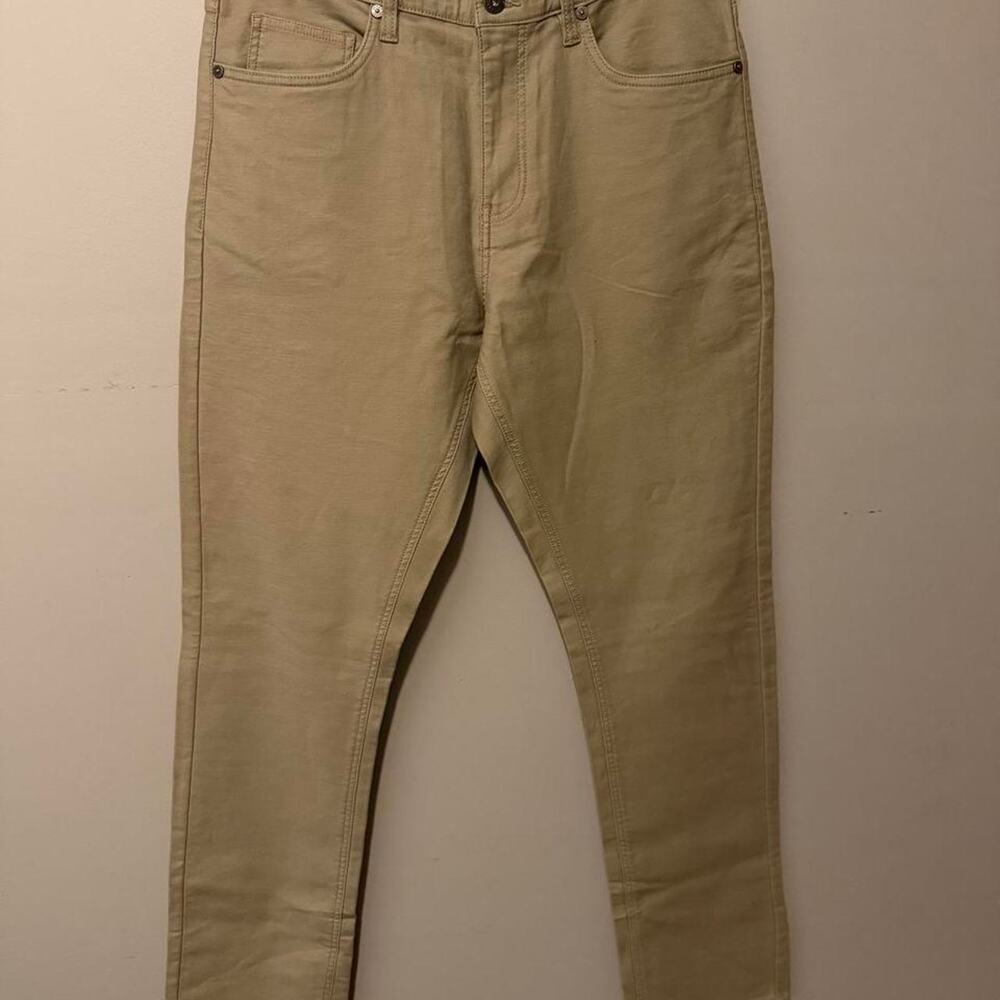 NWT Sperry Men’s Stretch Terry Pants 34x34 Khaki Slim Fit Chino Casual